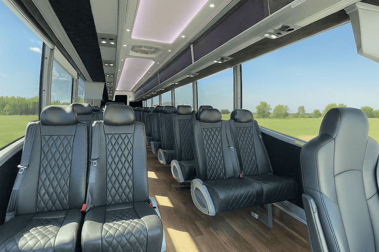 coach bus in New Haven