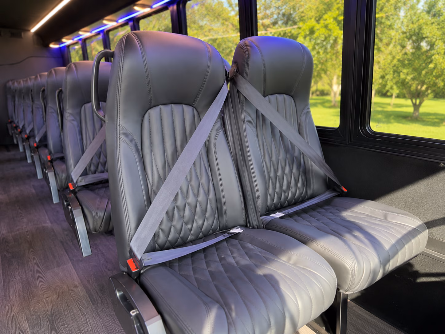 group transportation buses for yale hockey basketball and campus events