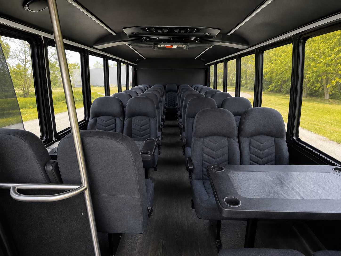new haven 20 passenger minibus inside