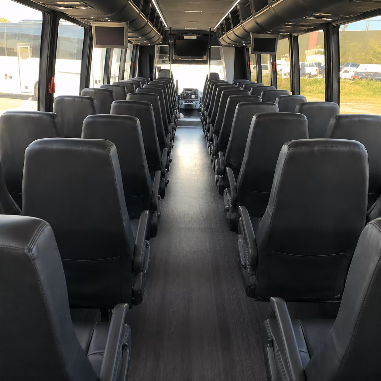 new haven 30 passenger minibus interior