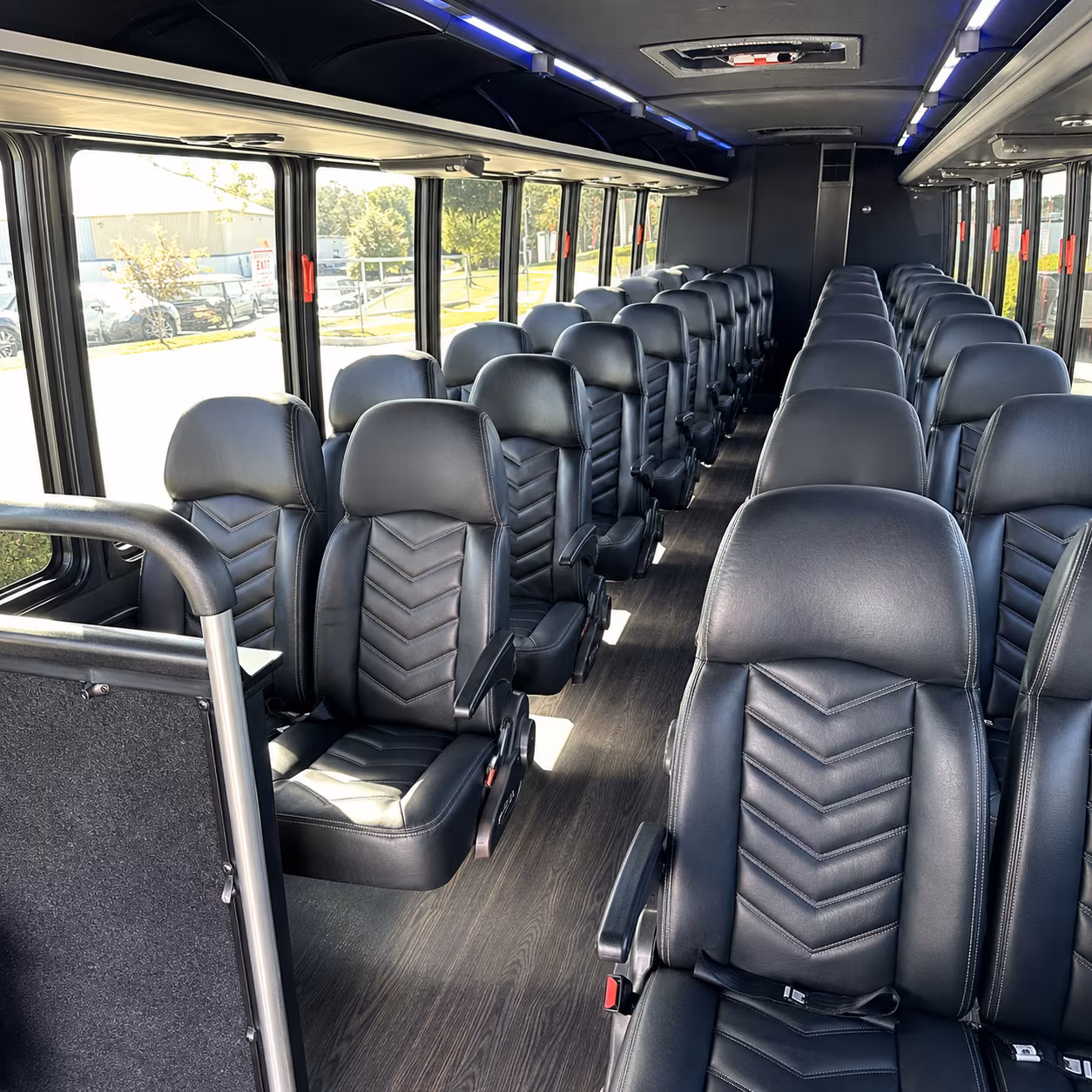 new haven 35 passenger minibus inside