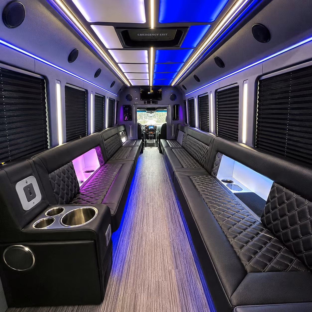 new haven party bus inside