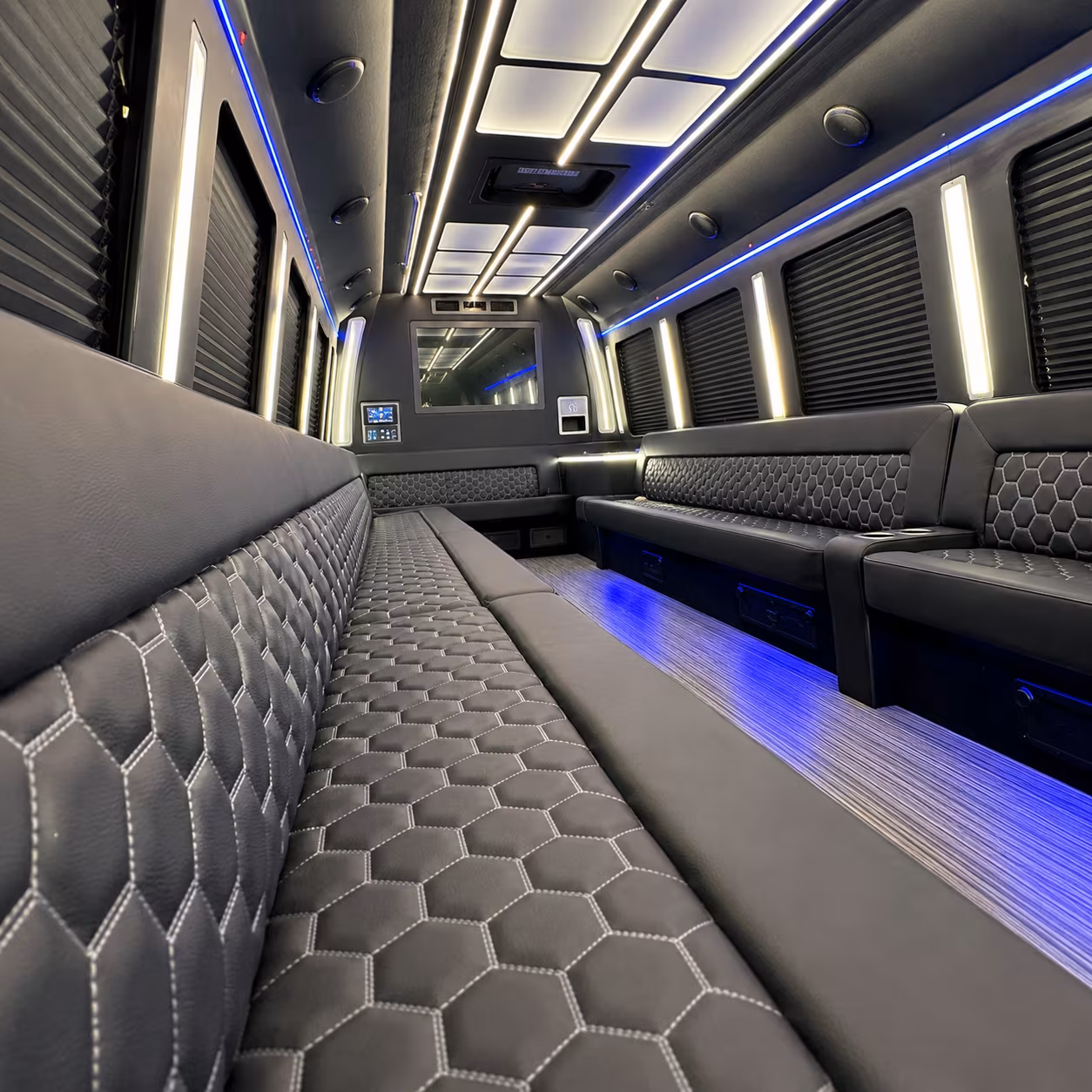 new haven party bus interior