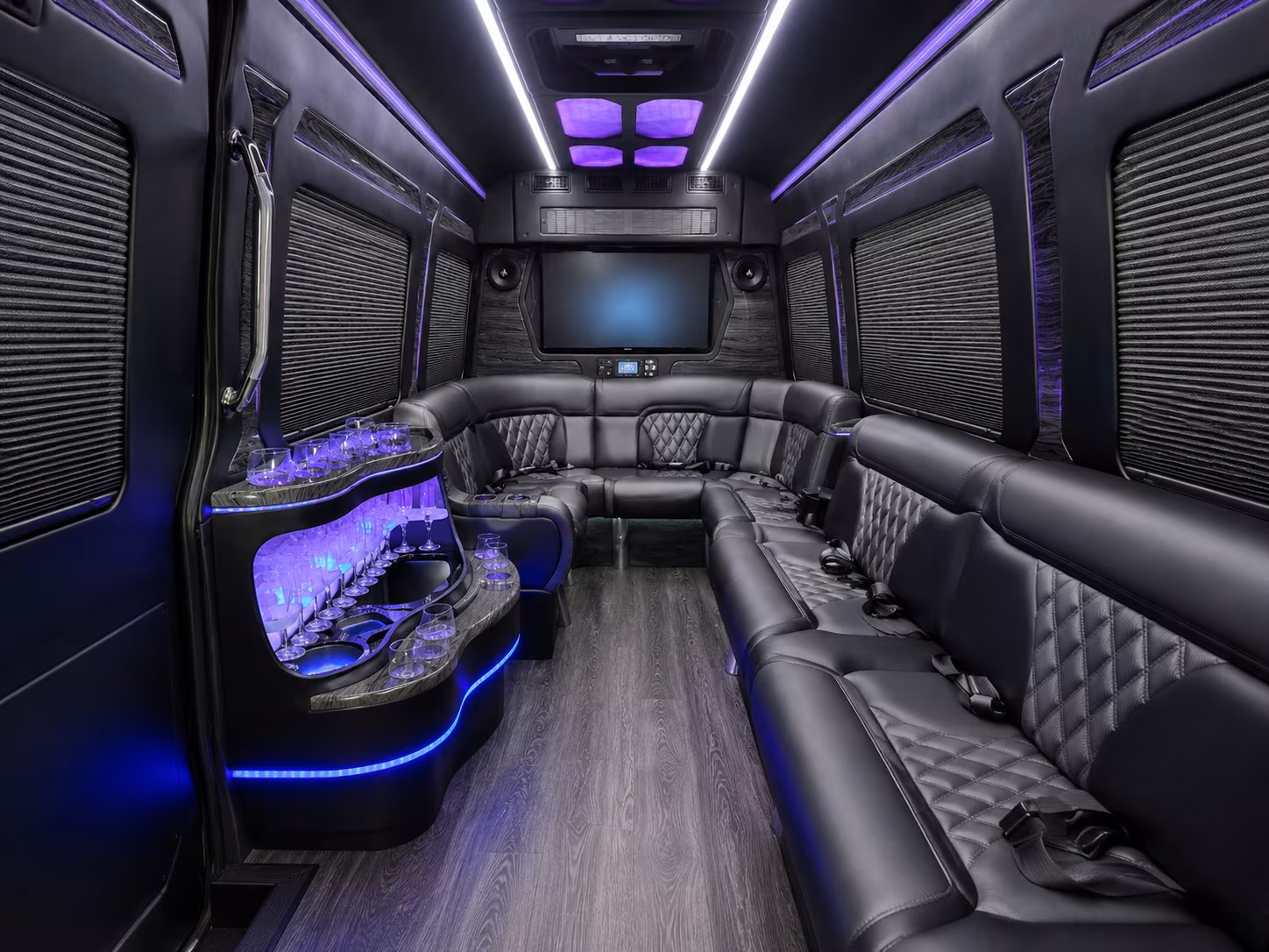 new haven sprinter limousine inside