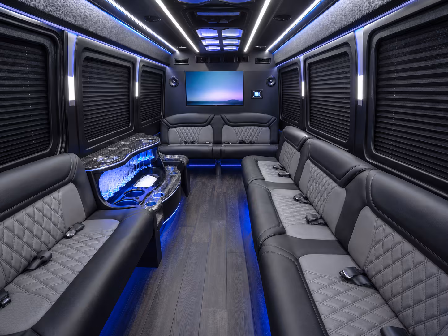 new haven sprinter limousine interior